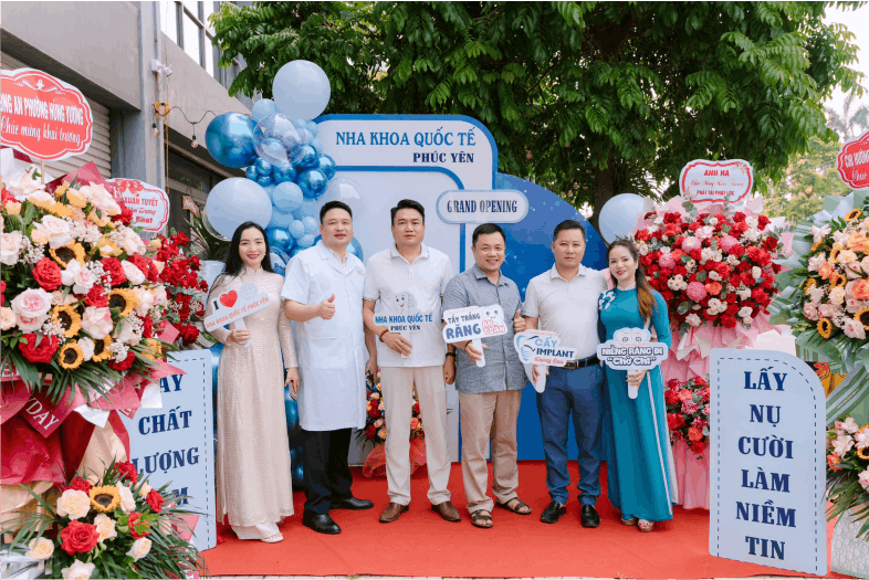 Hashtag khai trương phòng khám nha khoa