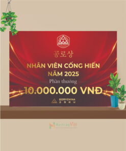 Bảng trao giải thưởng công ty GORYOVINA