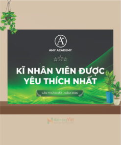 Bảng vinh danh nhân viên công ty AMY ACADEMY
