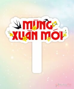 Hashtag cầm tay mừng xuân mới