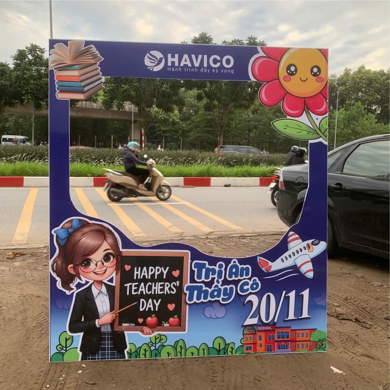 Khung check in ngày giáo Việt Nam 20-11