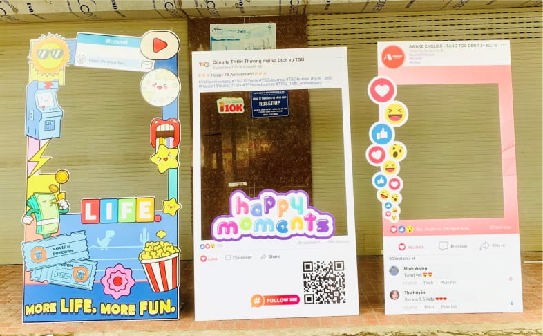 Khung check in sự kiện
