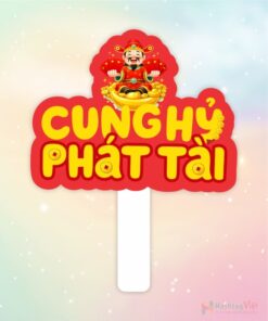 Hashtag cầm tay cung hỷ phát tài