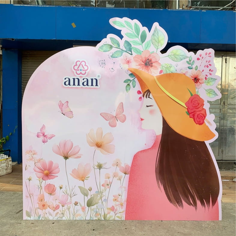 Backdrop formex sự kiện 8-3