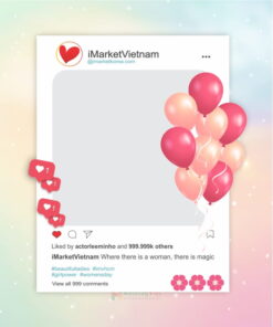Khung check in 8/3 Công ty imarketVietnam
