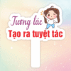 Hashtag cầm tay tương tác tạo ra tuyệt tác