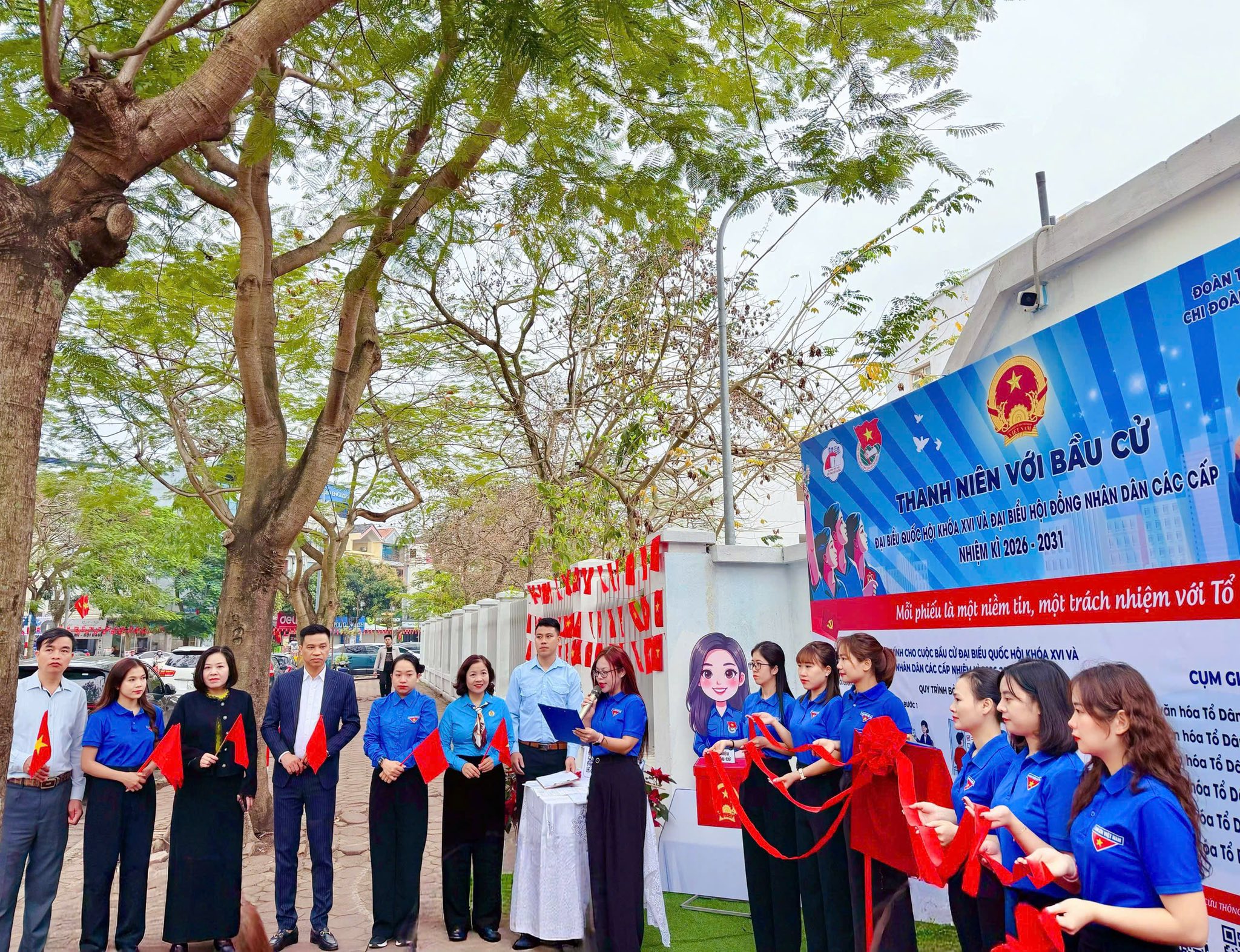 Backdrop đoàn thanh niên
