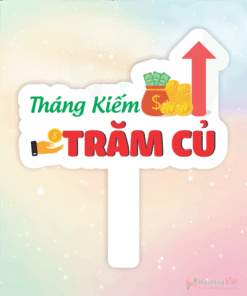 Hashtag cầm tay tháng kiếm trăm củ