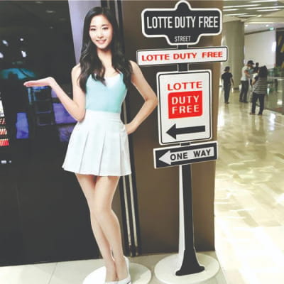 In standee hình người