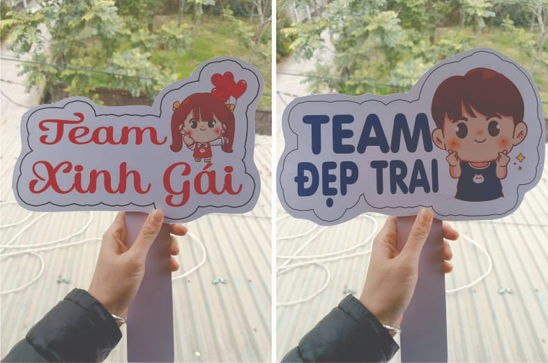 Hashtag team xinh gái