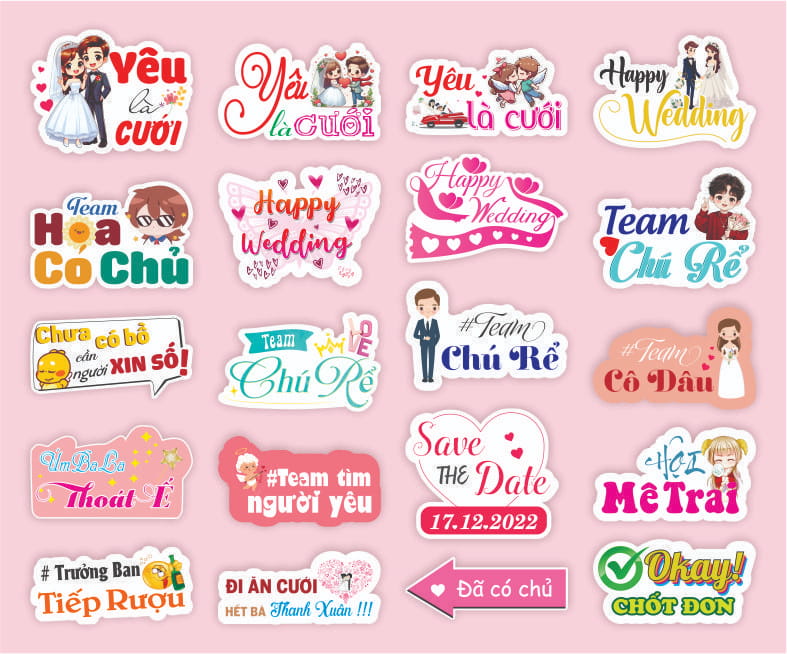 Hashtag đám cưới