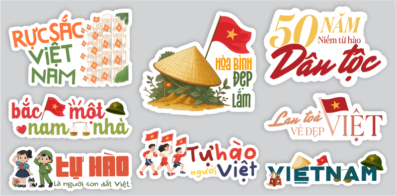 Hashtag cầm tay ngày 30/4