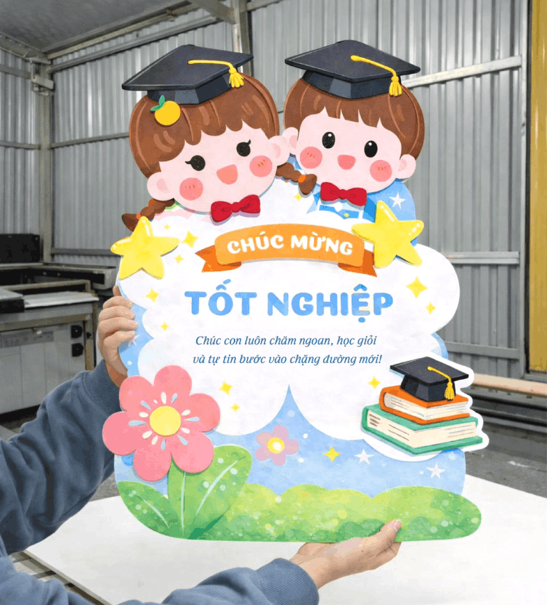 Bảng check in Tốt Nghiệp