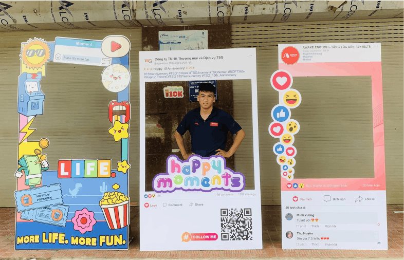 Khung chụp hình instagram