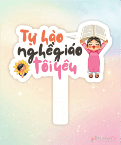 Hashtag cầm tay tự hào nghề giáo tôi yêu