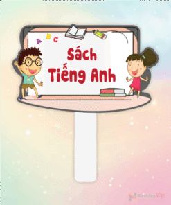 Hashtag cầm tay thư viện sách