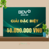 Bảng trao thưởng ngân hàng BIDV