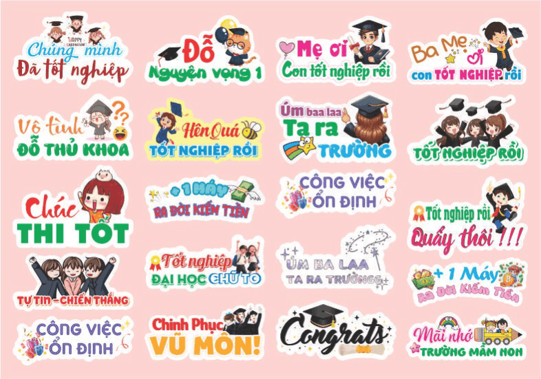 Hashtag kỷ yếu cho lễ Tốt Nghiệp