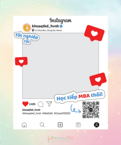 Khung Instagram Học Viện Ngân Hàng