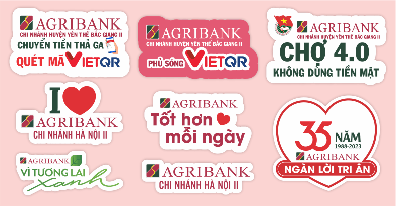 Hashtag ngân hàng Agribank