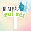 Hashtag nhặt rác vui vẻ
