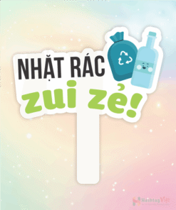 Hashtag nhặt rác vui vẻ