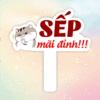 Hashtag cầm tay Sếp mãi đỉnh