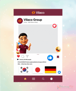 Khung check in thương hiệu Vilaco Group