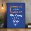 Tranh văn phòng không có áp lực không có kim cương