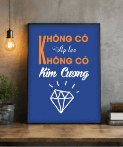 Tranh văn phòng không có áp lực không có kim cương