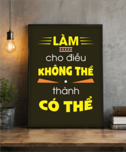 Tranh văn phòng làm cho điều không thể thành có thể