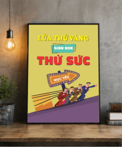 Tranh Động Lực Lửa Thử Vàng Gian Nan Thử Sức