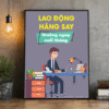 Tranh Văn Phòng Lao Động Hăng Say Thưởng Ngay Cuối Tháng