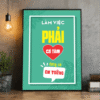 Tranh Văn Phòng Làm Việc Phải Có Tâm