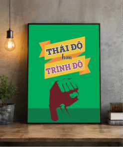 Tranh Văn Phòng Thái Độ Hơn Trình Độ
