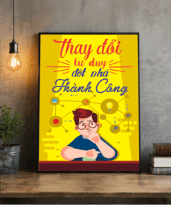 Tranh Văn Phòng Thay Đổi Tư Duy Đột Phá Thành Công