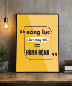 Tranh Động Lực Năng Lực Được Chính Minh Bằng Hành Động
