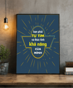 Tranh Động Lực Bạn Phải Thức Tỉnh Khả Năng Của Mình