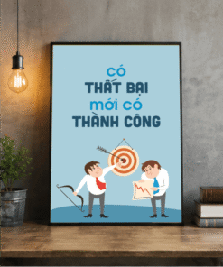 Tranh Động Lực Có Thất Bại Mới Có Thành Công