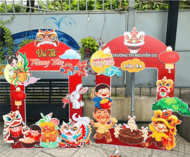 Khung checkin Trung Thu