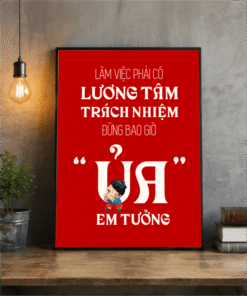 Tranh Văn Phòng Làm Việc Phải Có Tâm