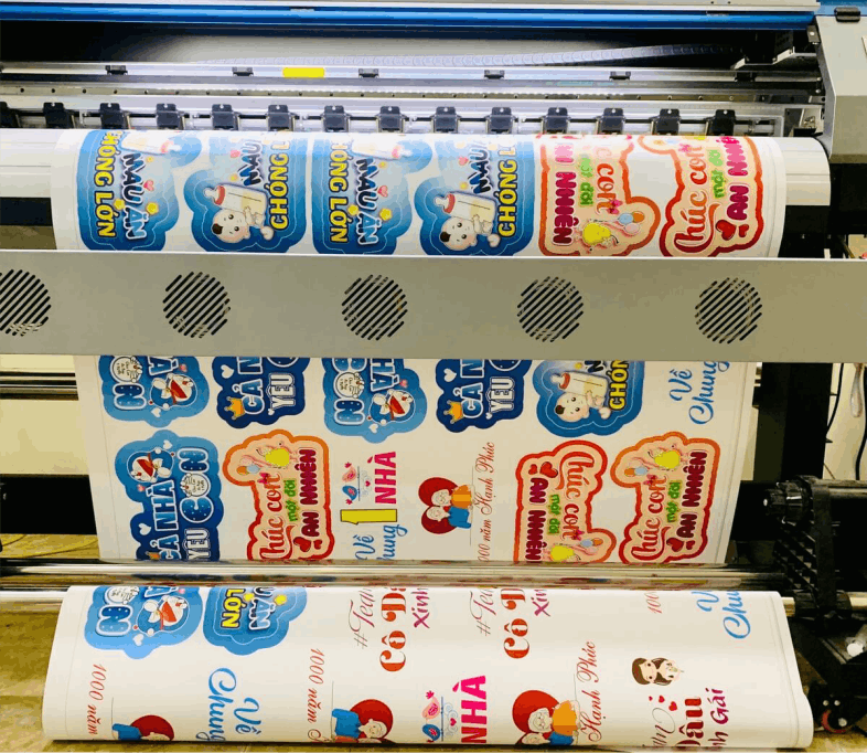 In decal PP cán bồi formex