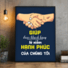 Tranh văn phòng giúp khách hàng là niềm hạnh phúc