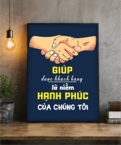Tranh văn phòng giúp khách hàng là niềm hạnh phúc