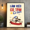 Tranh Văn Phòng Làm Việc Phải Có Tâm
