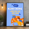 Tranh Động Lực Chỉ Có Hành Động Mới Tạo Ra Kết Quả
