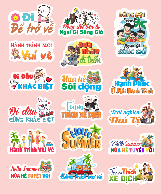 Thiết Kế Hashtag Du Lịch