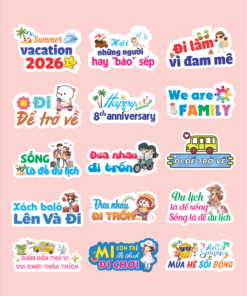 Thiết Kế Hashtag Du Lịch