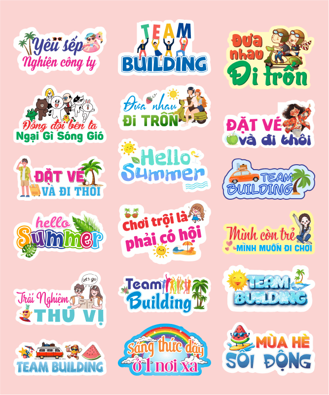 Thiết Kế Hashtag Du Lịch