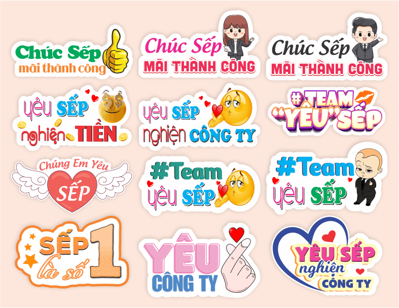 Hashtag yêu Sếp nghiện công ty